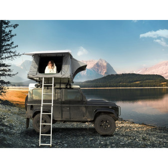 Střešní stan Wallab 130*240*140cm – rozkládací soft-shell konstrukce pro 2–3 osoby