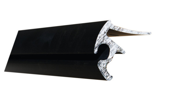 Lišta okapová High Rail 3400 mm (černá, předvrtaná)
