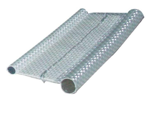 Keder oboustranný textilní (kedrový adaptér)  Ř 7,5 / 4,5 mm, šedý, návin 100 m