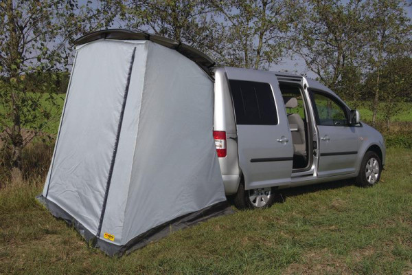 Zadní stan na výklopné dveře Trapez pro VW Caddy (208 × 178 cm, bez tyčové konstrukce)