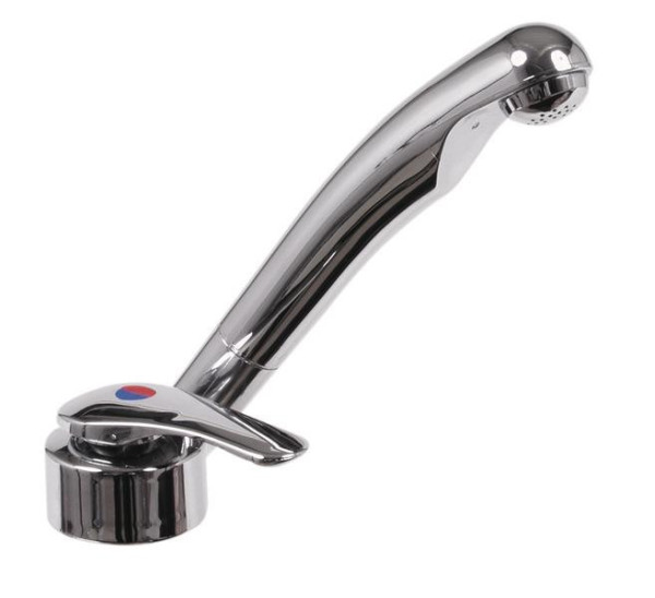 Baterie vodovodní směšovací Twist s mikrospínačem a keramickou kartuší, otočné ramínko 190 mm, chromová barva