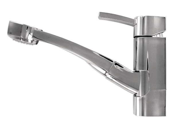 Baterie vodovodní páková směšovací Capri s vytahovací sprchou a mikrospínačem, chromová, odolnost do 3 bar