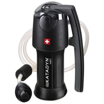 Filtr vodní přenosný Katadyn Vario (průtok až 2 l/min, třístupňová filtrace, aktivní uhlí, černý)