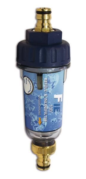 Filtr plnicí a průtokový pro dezinfekci a mikrofiltraci vody (8 l/min)