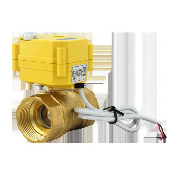 Ventil kulový elektrický 1 1/4" pro vypouštění nádrží odpadní vody (12 V)
