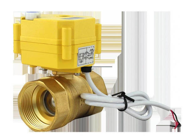 Ventil kulový elektrický 1 1/4" pro vypouštění nádrží odpadní vody (12 V)