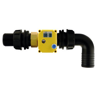 Ventil kulový elektrický LILIE 1 1/4" (40 mm) pro vypouštění nádrže – šedo-žlutý