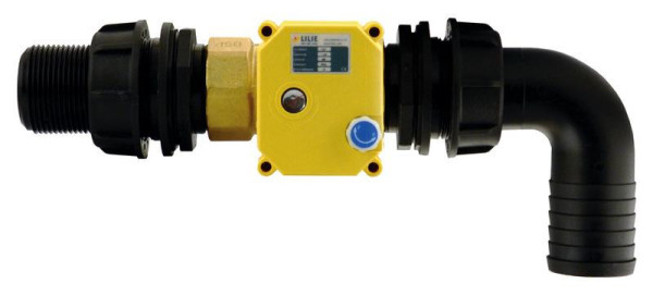Ventil kulový elektrický LILIE 1 1/4" (40 mm) pro vypouštění nádrže – šedo-žlutý