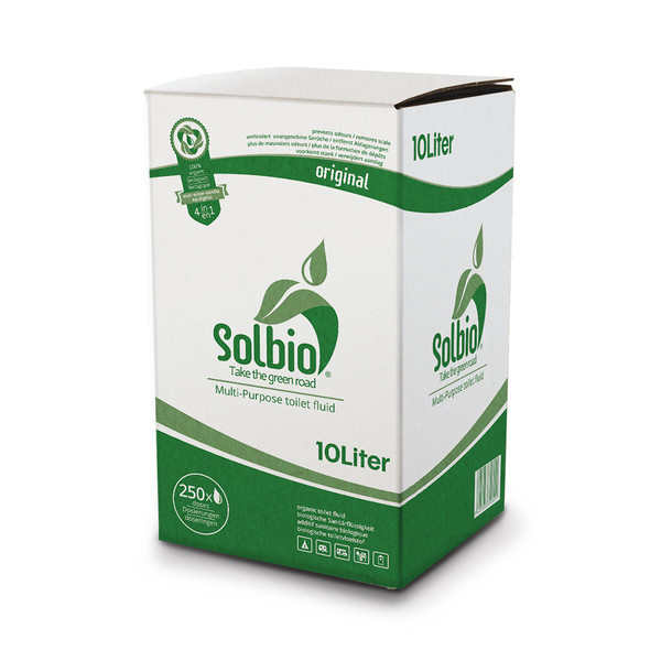 Sanitární přísada do chemického WC Solbio Original 10 l (Bag-in-Box) – 100% přírodní