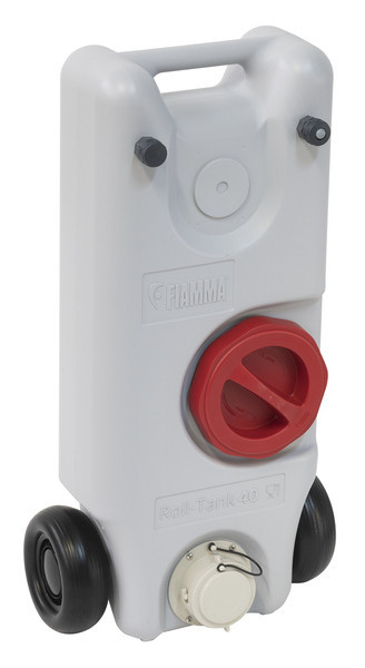 Nádrž pojízdná na odpadní vodu Rolltank 40W (35 l) s ukazatelem hladiny – šedá