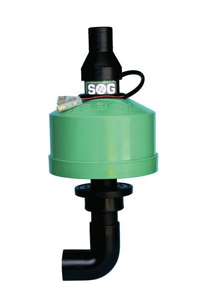Odvětrání toalety SOG II, typ 3000A pro Dometic CT3000 / CT4000 (podlahová varianta)