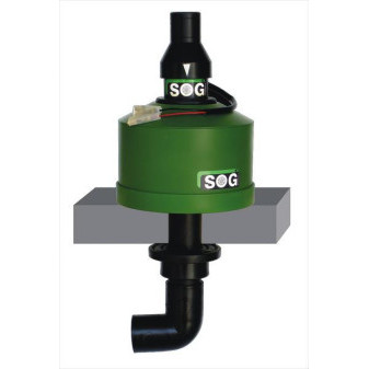 Ventilátor SOG 12 V pro servisní dvířka (originální náhradní ventilátor odvětrání kazetových toalet, černý)