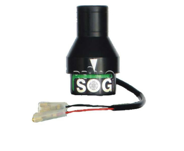 Ventilátor SOG 12 V pro servisní dvířka (originální náhradní ventilátor odvětrání kazetových toalet, černý)