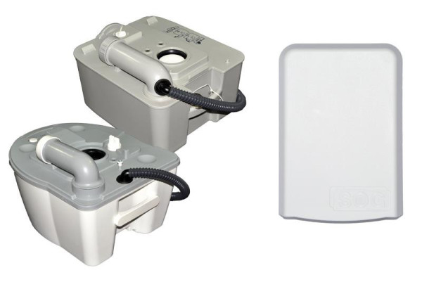 SOG II odvětrávací sada Typ C pro toalety Porta Potti (do dvířek, bílá)