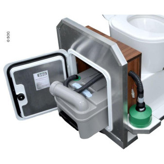 Odvětrání toalety SOG II, typ 320 S pro Dometic Saneo (podlahová varianta)