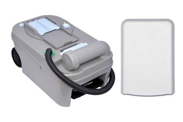 SOG odvětrávací sada Typ 320 S pro toalety Dometic CT 3000 / CT 4000 (do dvířek, černá)