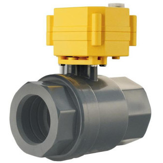 Kulový kohout elektrický 40mm XL plastový pro odpadní nádrž