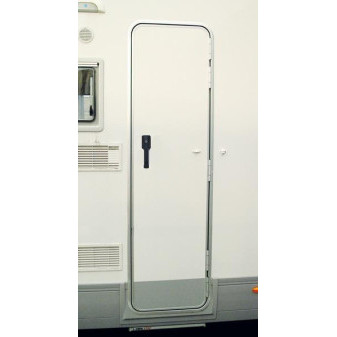 Dveře vstupní prefabrikované pro obytné vozy System 2000 (1900 × 600 mm, pravé, bílé)