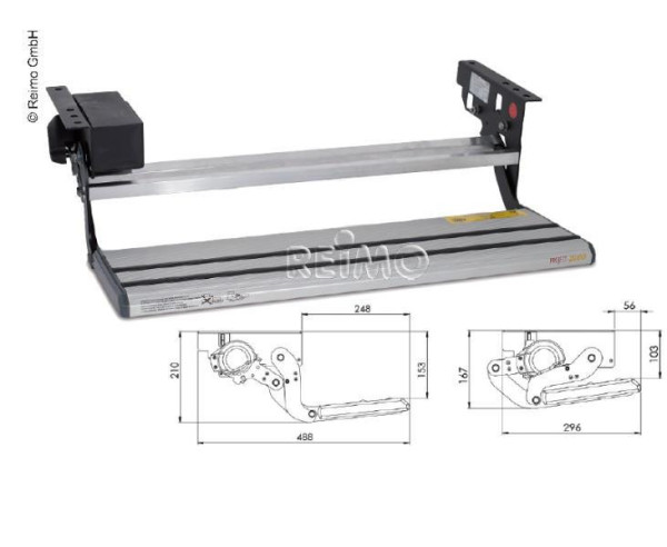 Schůdek elektrický 12V (šířka 50 cm)