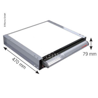 Elektrický výsuvný schůdek pro dodávky, 12V, šířka 700 mm