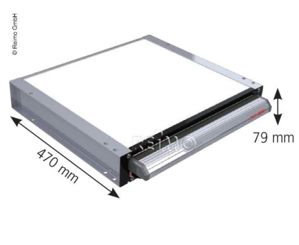 Elektrický výsuvný schůdek pro dodávky, 12V, šířka 700 mm