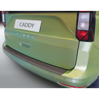 Kryt hrany nákladové prahu ABS pro VW Caddy V / Maxi od 10/2020 (pro černý plastový nárazník, zadní křídlové dveře)