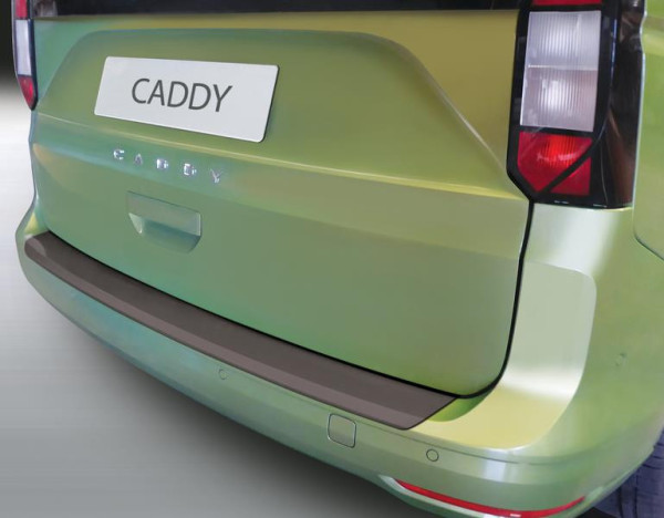 Kryt hrany nákladové prahu ABS pro VW Caddy V / Maxi od 10/2020 (pro lakovaný nárazník, zadní křídlové dveře)