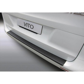Lišta ochranná prahu zadního nárazníku pro Mercedes-Benz Viano / Vito (ABS plast, černá, od r.v. 2014)