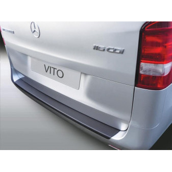 Lišta ochranná prahu zadního nárazníku pro Mercedes-Benz W447 Facelift / Třída V / Vito (ABS plast, černá, od r.v. 03/2019)