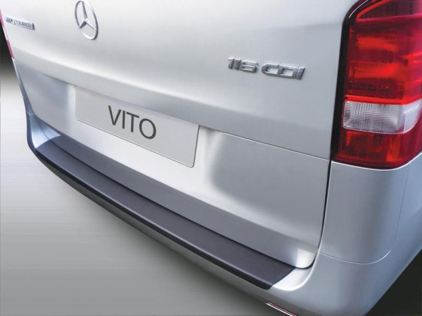 Lišta ochranná prahu zadního nárazníku pro Mercedes-Benz W447 Facelift / Třída V / Vito (ABS plast, černá, od r.v. 03/2019)