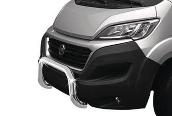 Ochranný rám nárazníku pro Fiat Ducato od roku 2014 – nízká verze (průměr 76 mm)