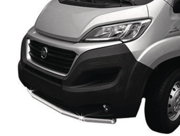 Spoilery nerezová ochranná trubka předního nárazníku ( Ř 60 mm) pro Fiat Ducato (od r.v. 2014)