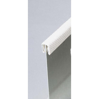 Lemovka ochranná s kovovou výztuhou, černá, 1,5–4,0 mm, role 100 m