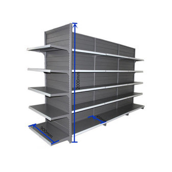 Regál jednostranný 5patrový, nosnost jedné police 80kg, š100cmxh50cmxv240cm
