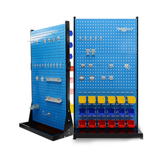 Stojan na vystavení zboží s 18ks plastových boxů, š126cmxh61cmxv202cm