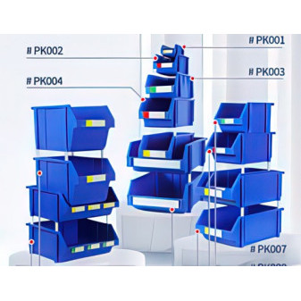 Box plastový modrý š25cmxh15cmxv12cm
