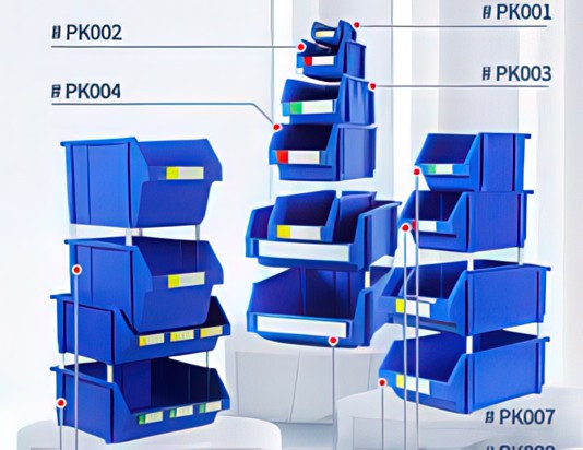 Box plastový modrý š25cmxh15cmxv12cm