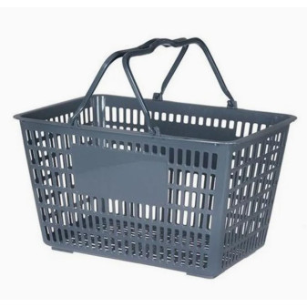 Košík nákupní plastový, š50cmxh35cmxv25,5cm