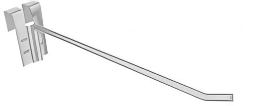 Háček s malou úchytkou dvojitý, délka 20cm