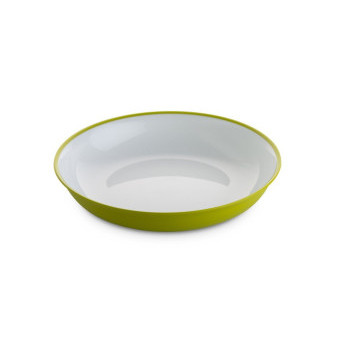 Talíř plastový nerozbitný hluboký Omada 20xh4cm zelený