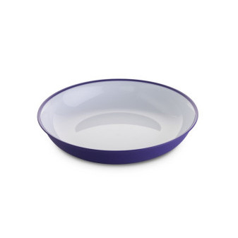 Talíř plastový nerozbitný hluboký Omada 20xh4cm modrý