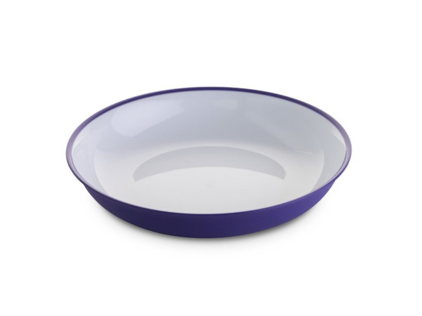 Talíř plastový nerozbitný hluboký Omada 20xh4cm fialový
