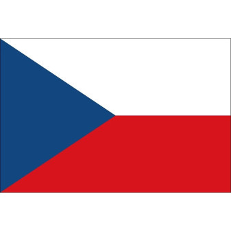 Samolepka - vlajka Česká republika, 6x4cm