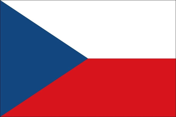 Samolepka - vlajka Česká republika, 6x4cm
