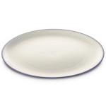 Talíř plastový nerozbitný Omada Sanalving Dinner Plate 24xh2cm ViolaCon modrý
