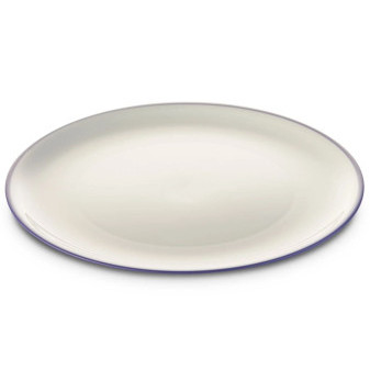 Talíř plastový nerozbitný Omada Sanalving Dinner Plate 24xh2cm ViolaCon modrý