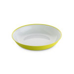 Talíř plastový nerozbitný Omada Sanalving Dinner Plate 20xh4cm VerdeAcido světle zelený