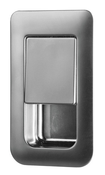 Zámek dveří 36x59mm saténový chrom tloušťka dveří 12-18mm