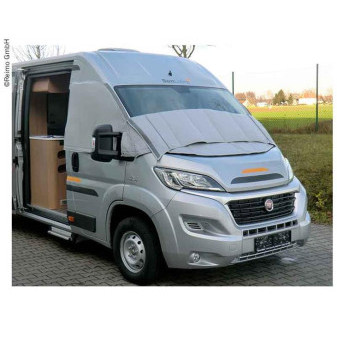 Termoclona vnější pro kabinu Pössl Campster / Vanster (Citroën SpaceTourer od 2016) – čelní a boční okna, s otevíracím průzorem, šedá