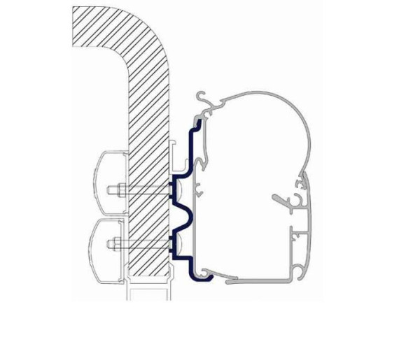 Adaptér PW Hymer Camp 4,50m